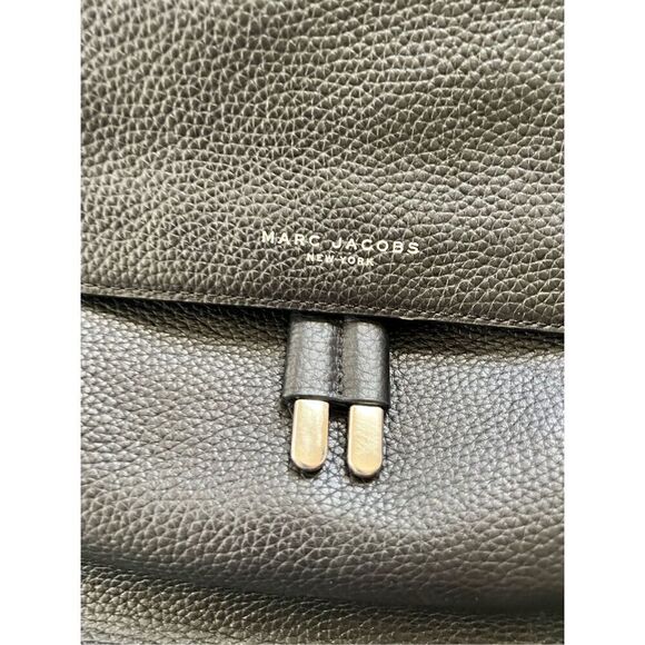 Marc Jacobs Black Pebbled 100% Cow Leather Pike Place Backpack main image 7